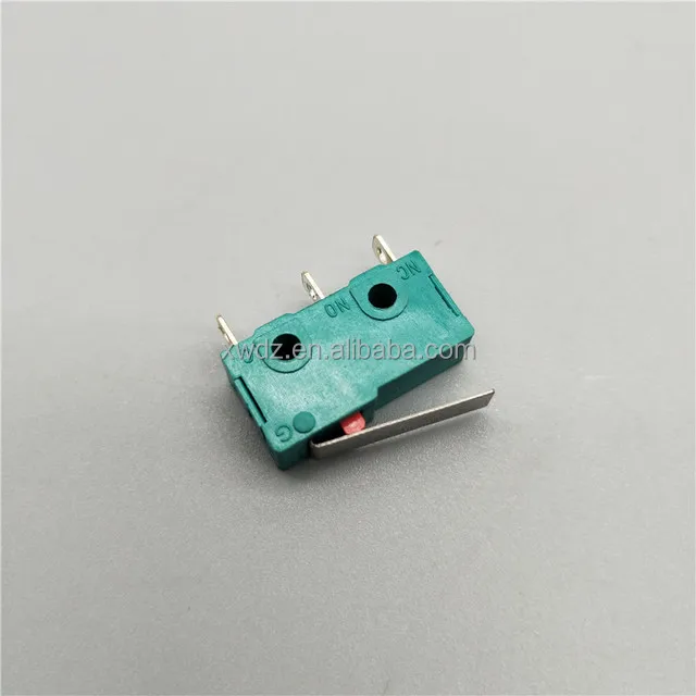 Mini Micro Switch Roller ARC Lever SPDT Snap Action 5A/250V NC-NO-C with Pulley 3 Pins Stroke Limit Switch Silver Alloy