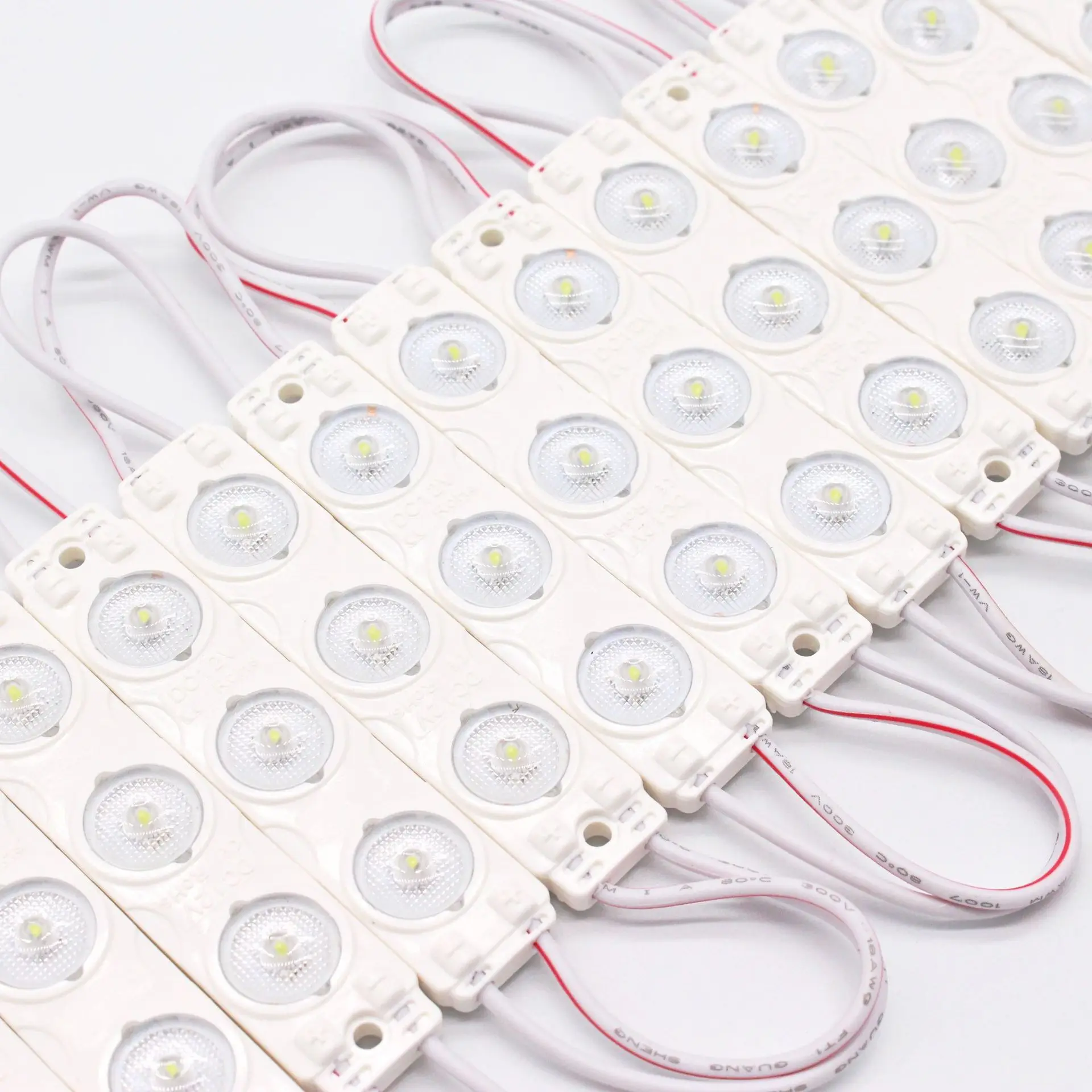 high power 3 years warranty DC 12V 24V 1.5W 3 Lens SMD 2835 modul led modules mdulo modulo IP65 Waterproof LED Injection Module