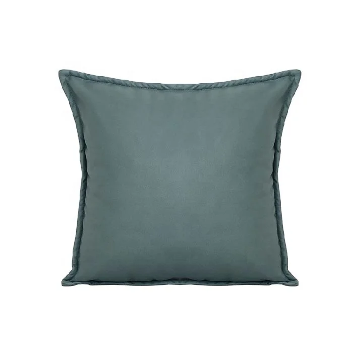 bronzed suede silver lumbar pillow floral embroidery fake leather cushions soft technology fabric striped pillow cover