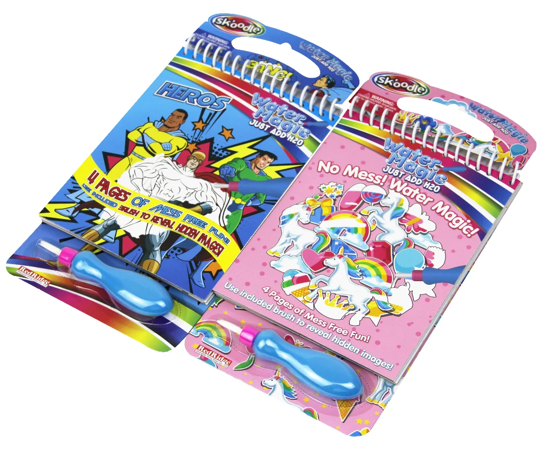Magic Change Color Water Sketch Book With Pen For Kid Drawing And Painting