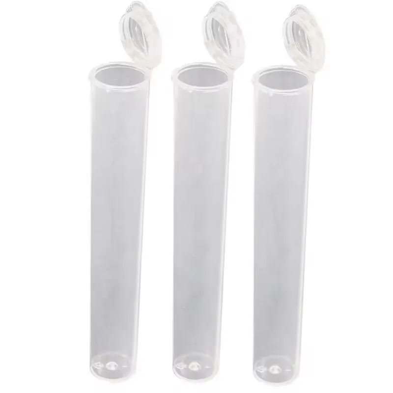 CR Test report 84 116mm CR Premium Plastic Packaging Pop Top Tubes Bulk Child Resistant Travel Holder Vial Sample Containers
