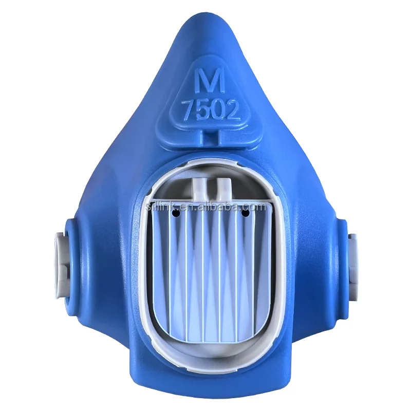 Compatible 7502 respirator Liquid silicone rubber Chemical gas mask Dust proof mask inspirator for respiratory protection