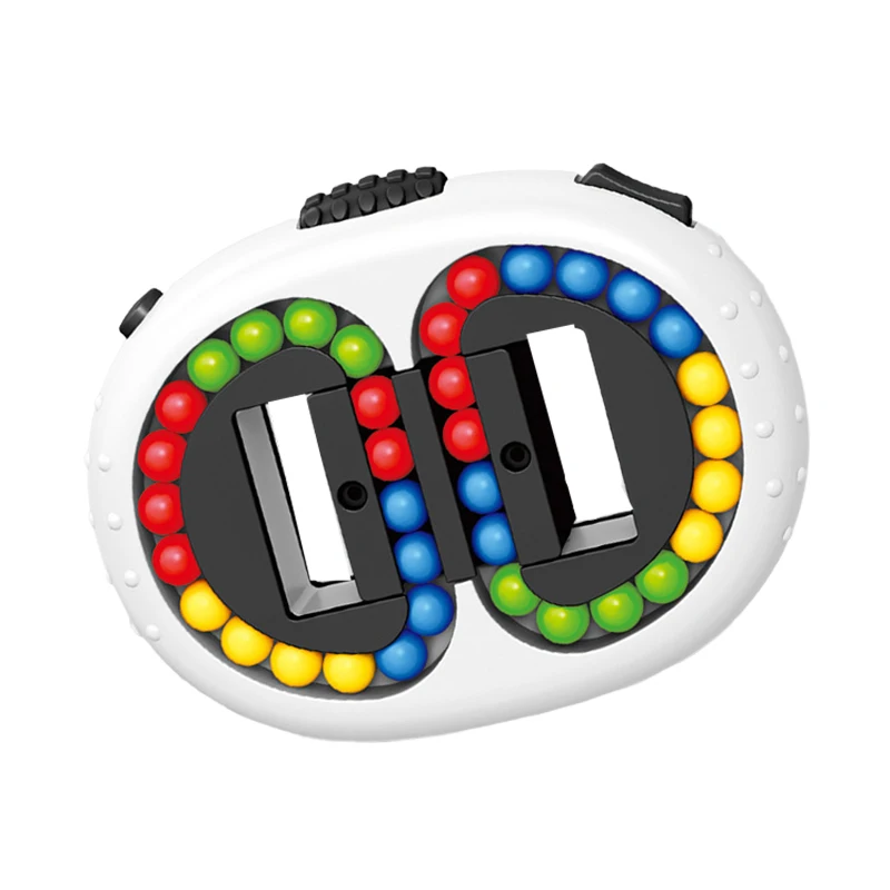 2024 hot sale Puzzle Fidget Spinner Toy Cube Rotating Magic Bean Cube Kids Educational Stress Ball Relief Finger Fidget Toys