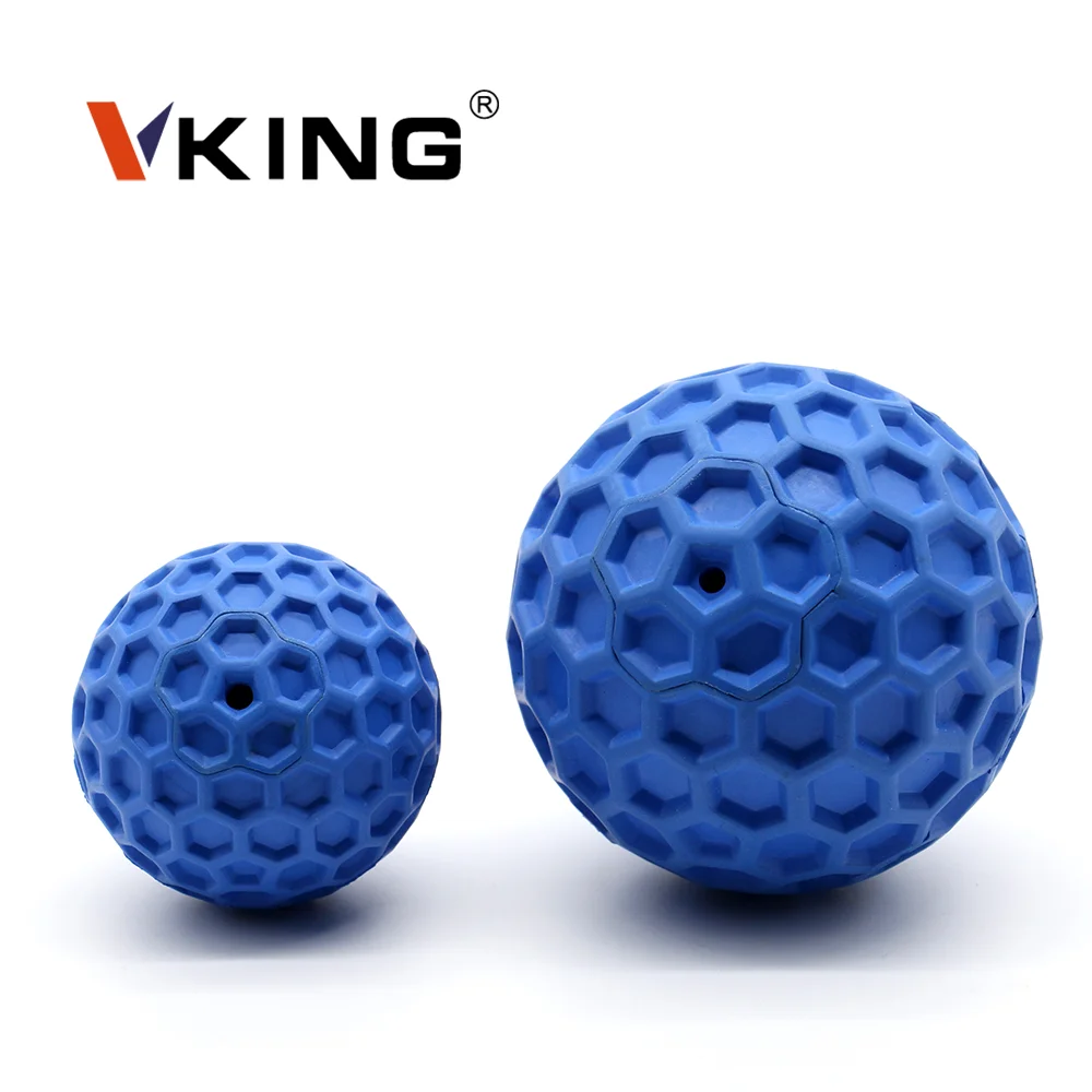 Amazon Interactive Durable Strong Dog Bite interactive pet toy Ball Rubber Chew Toy Ball Squeaky dog toy ball