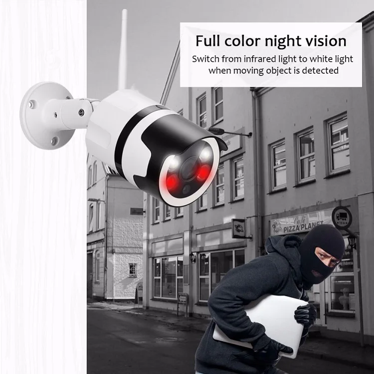 YCC365 Plus 1080P Real-Time Mobile View Wifi Camera Bullet PTZ Waterproof IP66 Outdoor Wireless Cctv Camera