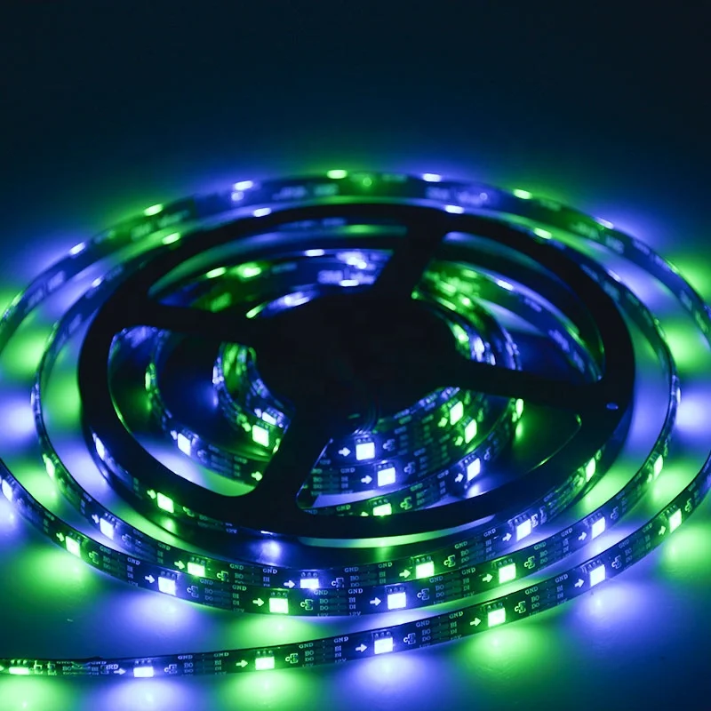 Светодиодная Пиксельная лента 5050SMD GS8208 WS2815 водонепроницаемая 12 В