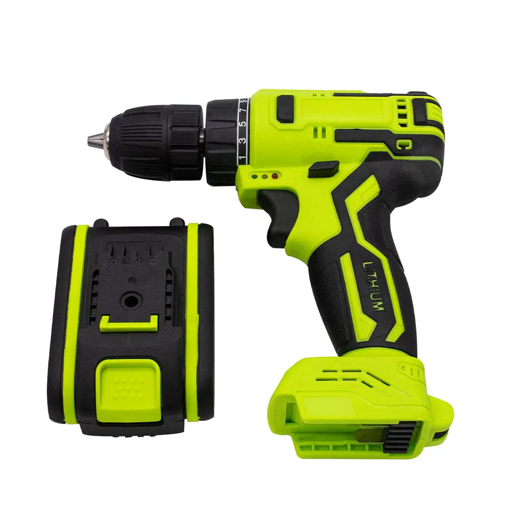 FEIHU Tech Lithium battery electric rechargeable cordless screwdriver hand drill machine with battery power drills for household