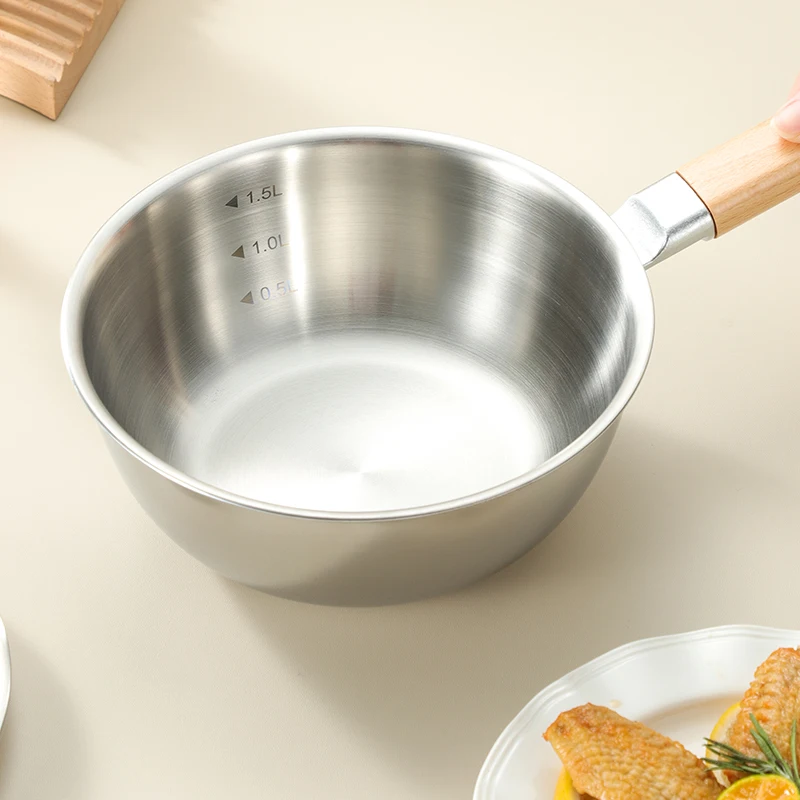 Forged 316 stainless steel non stick cookware set for frying pans