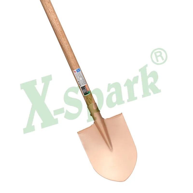 
New products non sparking non magnetic solid brass point shovel 