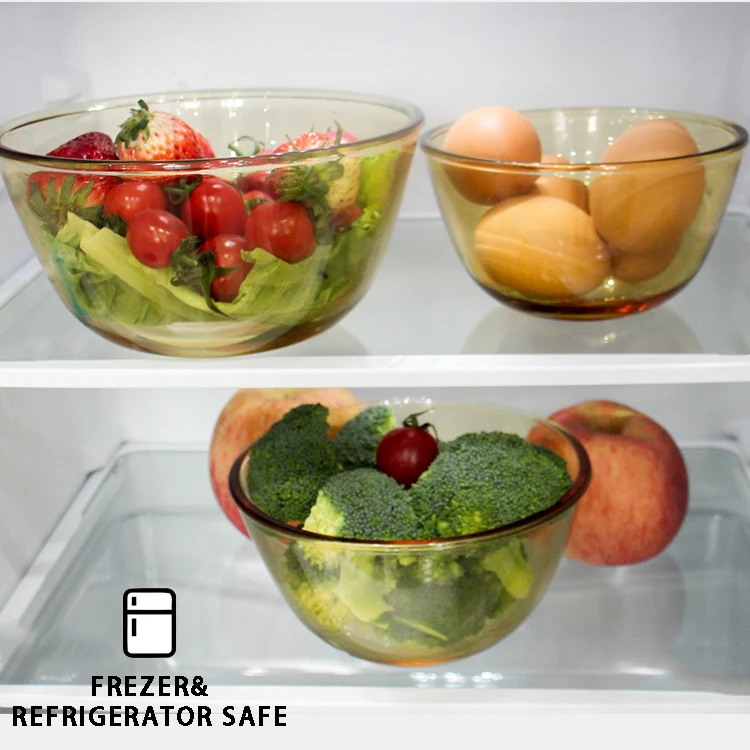 2023 Household light luxury tableware high borosilicate amber glass table set wholesale