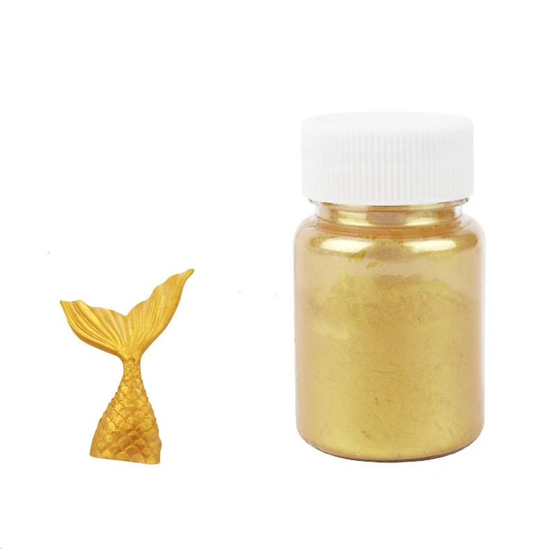 Powder Gold Dust Cake Leaf 24K Luster Food For Color Mica Lustre Pure Pigment Cream Mix Sprinkles Foil Sheets Edible Glitter