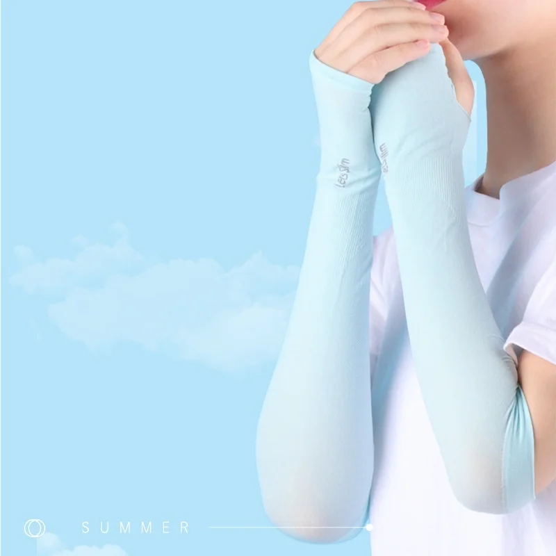 UV Protection Cooling Arm Sleeves For Women Sun Protective Accessories Arm Sleeve Skin Protect Cover Anti UV Cuff for Outdoor