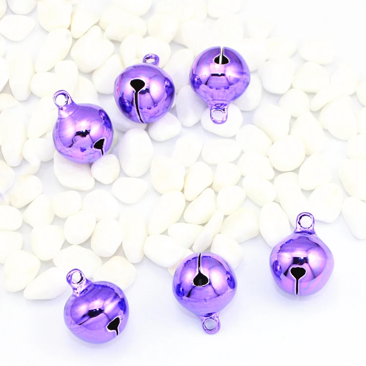 Wholesales metal colorful pet ornament small bells for collar