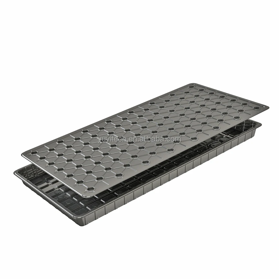 Container Farm Hydroponics Vertical Grow Rack Trays ABS Plastic Ebb n Flow Deep Water Culture Tray