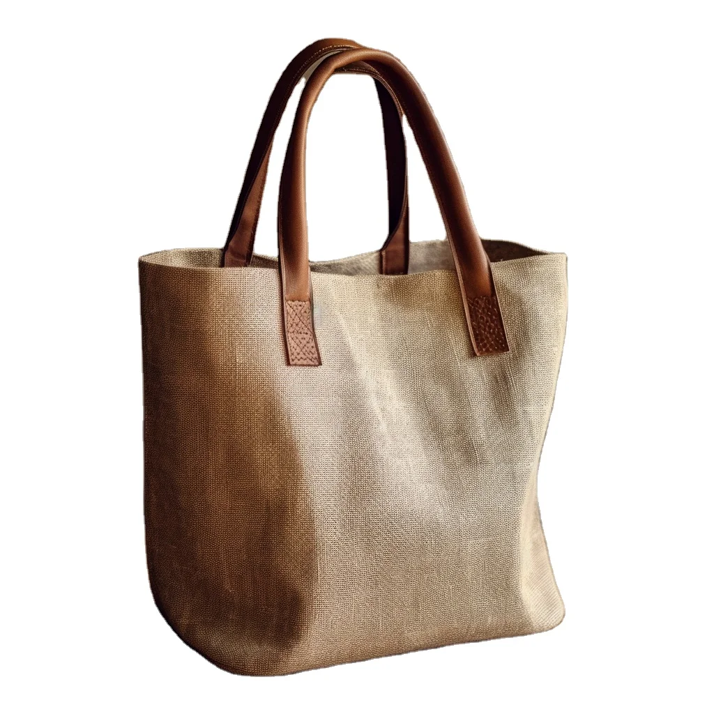 custom eco creative colorful collapsible waterproof clear clothes classic cotton jute bag with logo