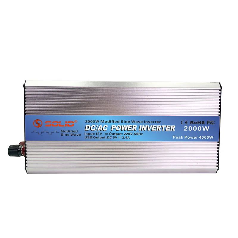 High Frequency Modified Sine Wave 2000W Power Inverter Converter 12v 24v 48vdc To 110V 220vac 230V 2KW Inverter Price