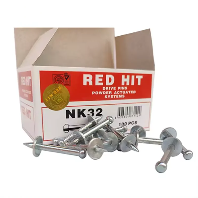 Original Red Hit  hand finish NK32 cement nail Drive pin and 6.8 11 cartridge