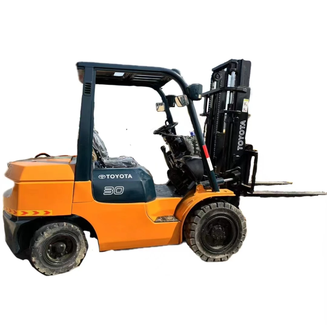 japan original used TOYOTA30 forklift for cheap sale in china TOYOTA 30 Used Forklift mini good condition 3ton small TOYOTA30