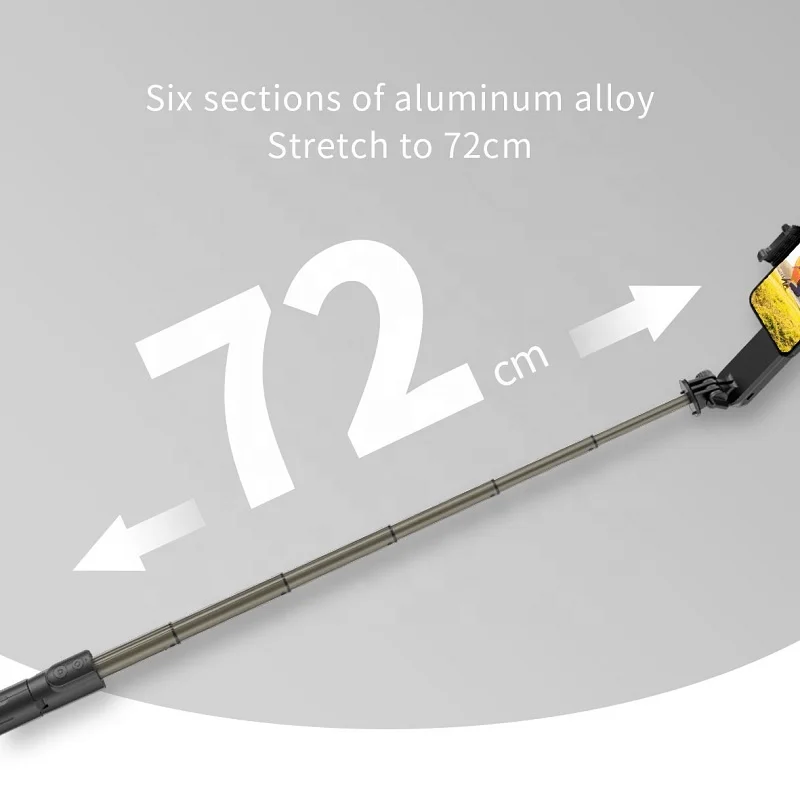 Drop Shipping L09 Handheld Wireless Remote Control Selfie Stick Tripod Gimbal Stabilizer for Smart Phone
