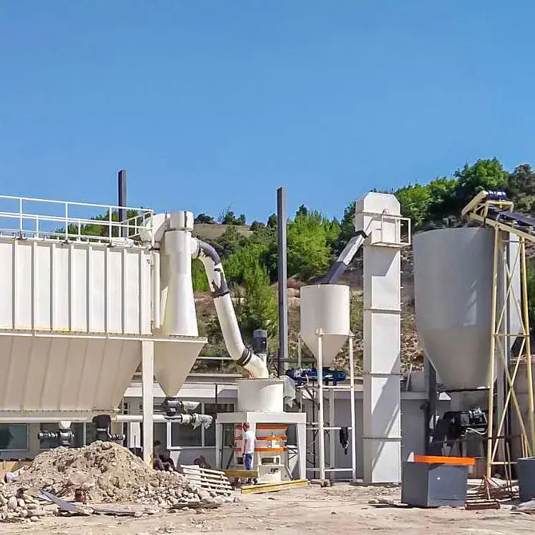 Talc Precipitated Calcium Carbonate Limestone Calcite Powder Grinding Mill Plant