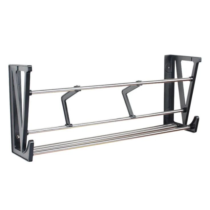 Wall-mounted PP shoe rack multi-layer storage behind the door space-saving shoe rack