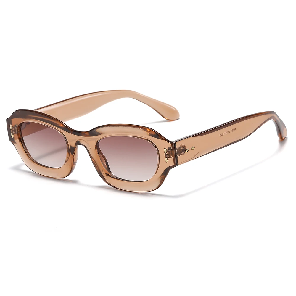 THREE HIPPOS Sun Glasses Popular Retro Custom Trending Small Frame Luxury Square Glasses Super Woman Trendy Eyewear Manufacture