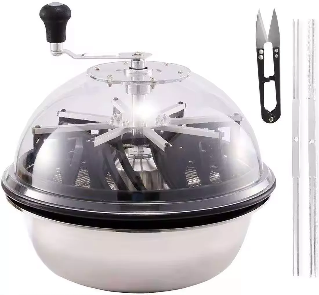 Plant Spin Wet Dry Cut Electric Bowl Dry Electric Stainless Steal Bud Leaf Trimmer