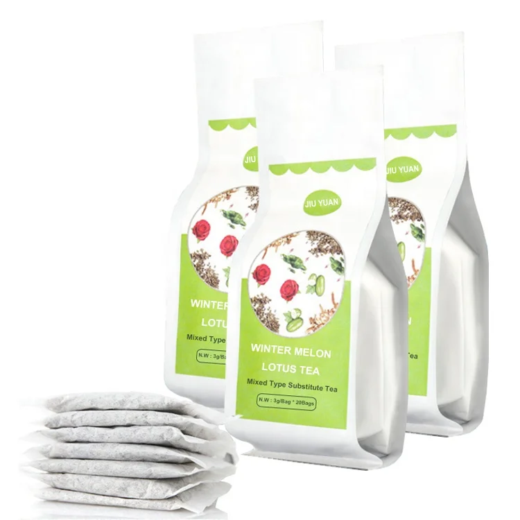 
The factory provide hot sell Winter melon lotus leaf tea Flower Dried tea bag 