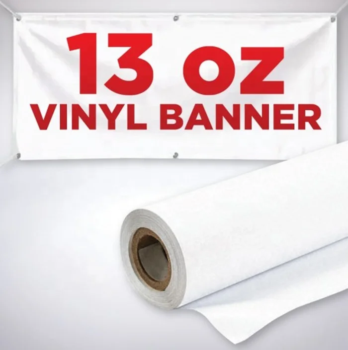 Unisign flex 13 oz vinyl banner advertising poster material 440 gsm flex banner trade show banner roll