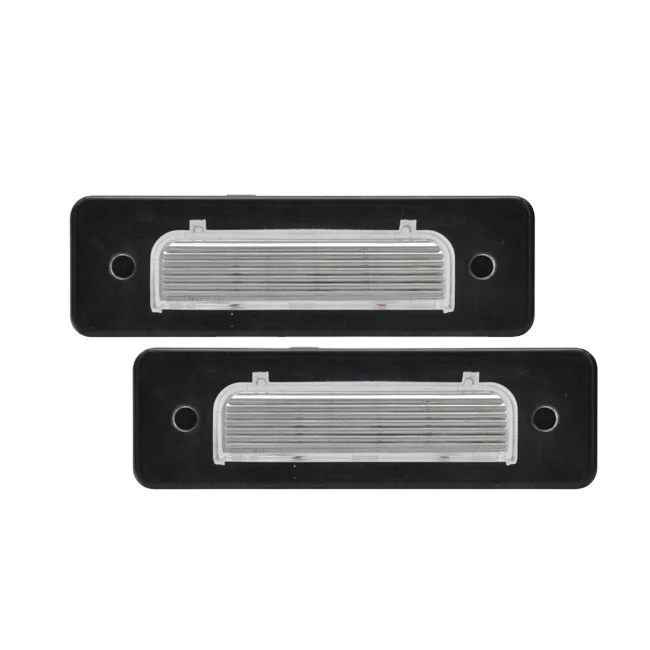Vinstar Good Quality Aftermarket Restyling E-mark White LED License Number Plate Lamp for BMW M1 Z1 E12 E23 E30 E12 E26 E28