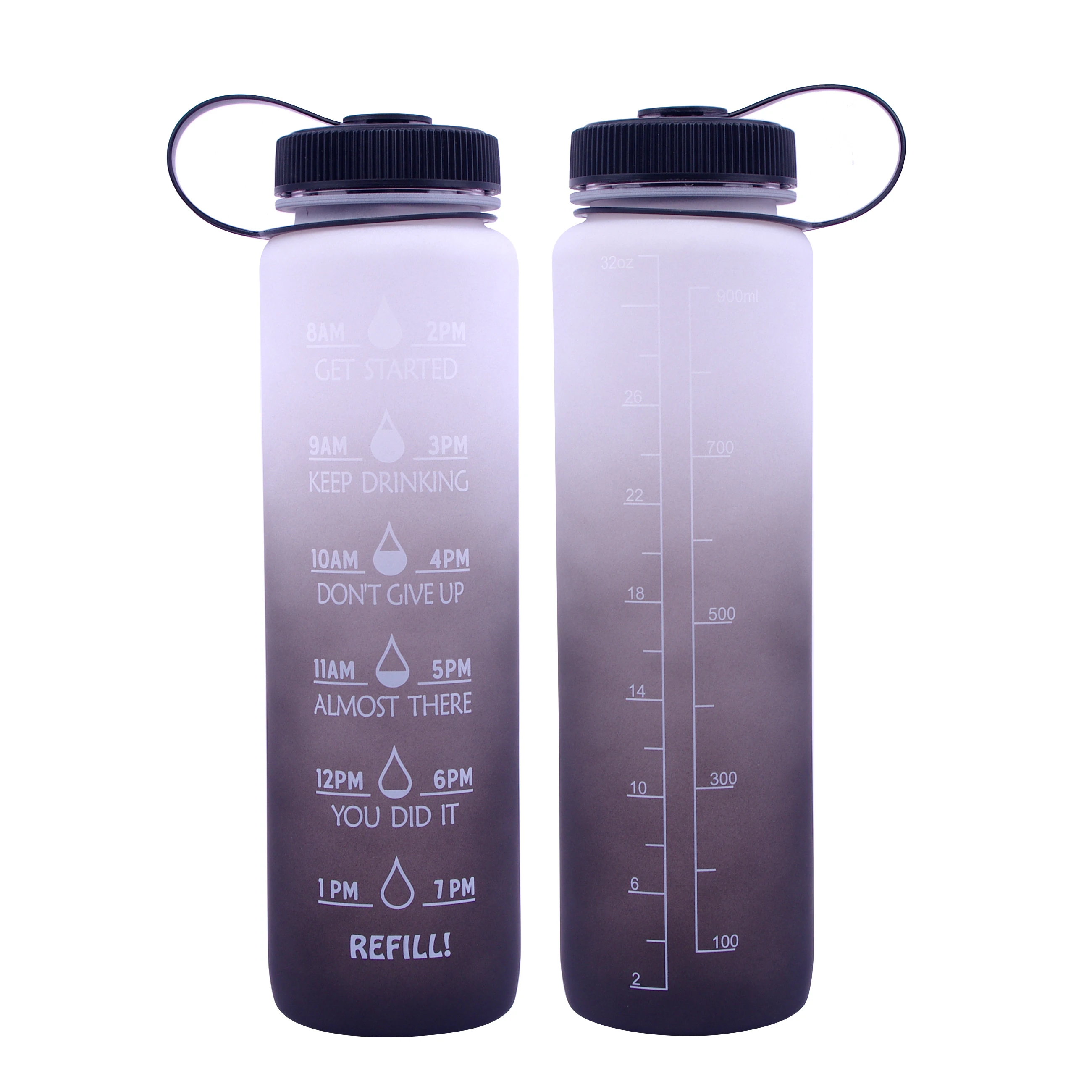 BPA free 32OZ  Water Bottle Wide Mouth Tritan Travel Sport resunable Water Bottle With Handle drink bottle logo custom