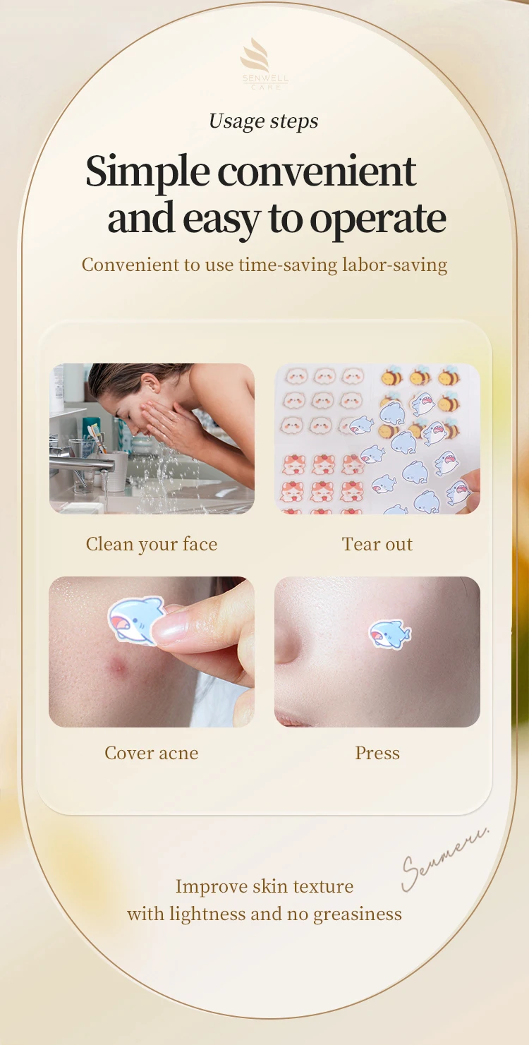 Private Label Korean Spot Anti Pimple Patches Cute Hydrocolloid Supplier