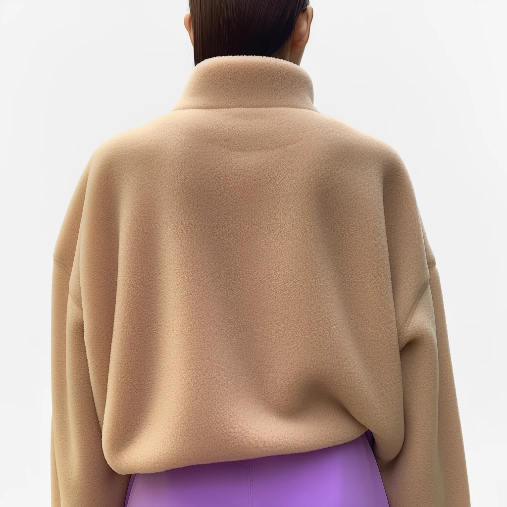 Wholesale Plus Size Athletic Pullover Tops Polar Fleece Half Zip Sweatshirt Men