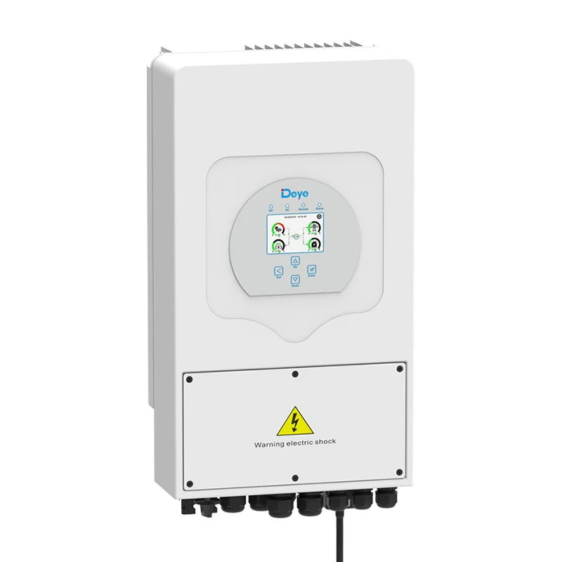 Deye Sun5K-SG03LP1-EU 3.6/5/6KW 2MPPT Single Phase Hybrid Inverter split phase inverter 120v 240v Deye