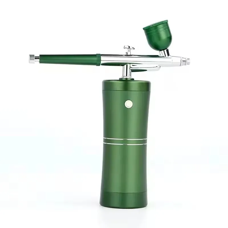 Custom New Makeup Airbrush Machine 7.4V Spray Gun Facial Airbrush Set Nail Airbrush For Make Up Nail Art Paint