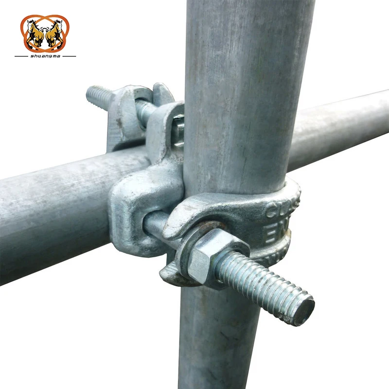 Electro Galvanize Scaffolding Tube Clamps Steel Pipe Clip Scaffold Accessories pipe clamp For Construction