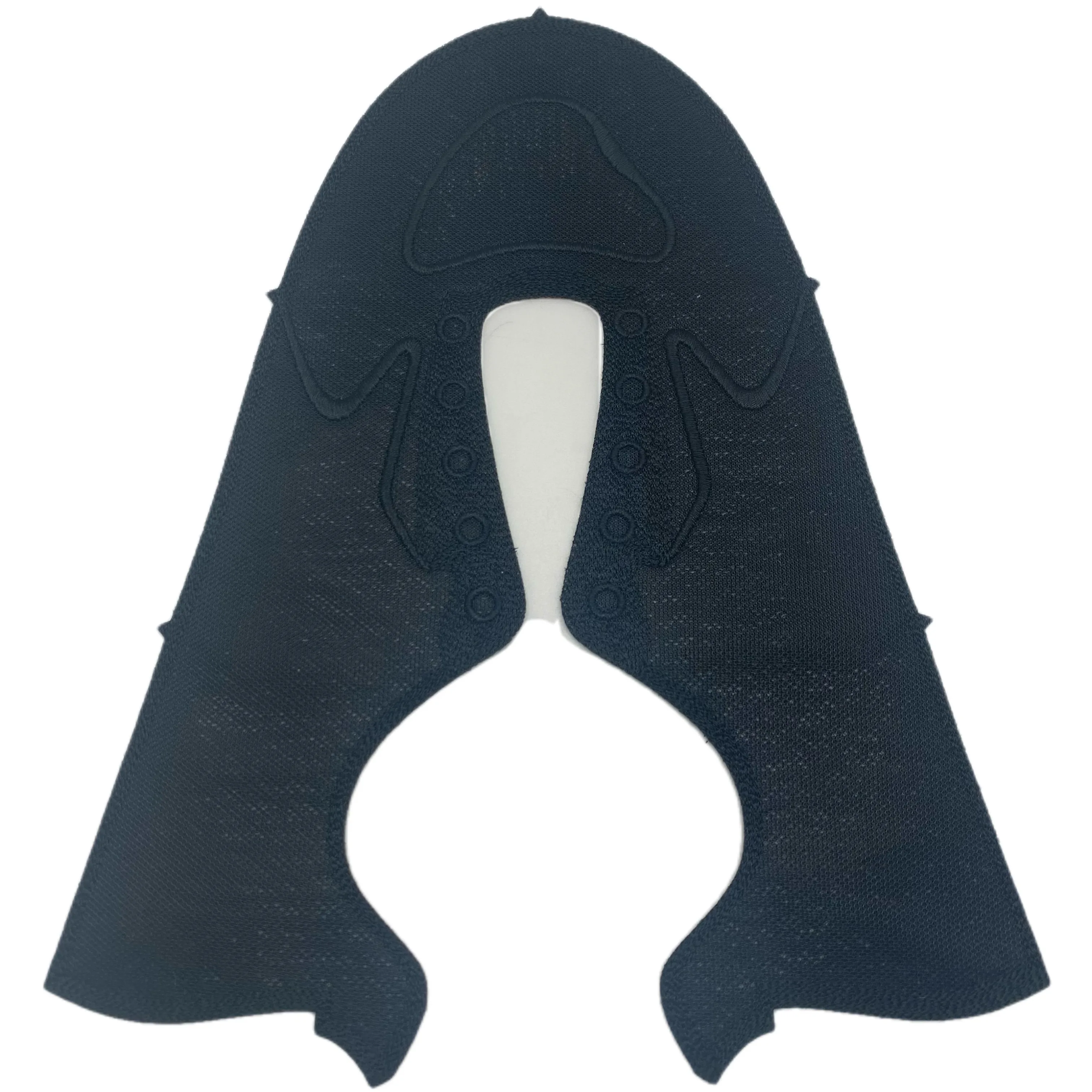 breathable special embroidery casual running sport polyester custom semi finished eco friendly recycld shoes upper