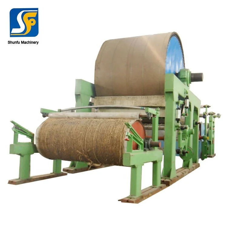 Tissue paper mill machinery small toilet paper making machine 787mm with capacity of 0.8-1ton per day