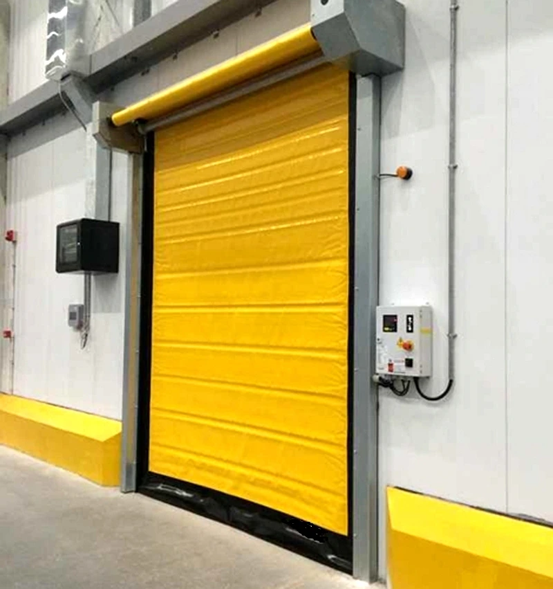 Fast shipping high quality high speed zipper door custom fast cold storage room door