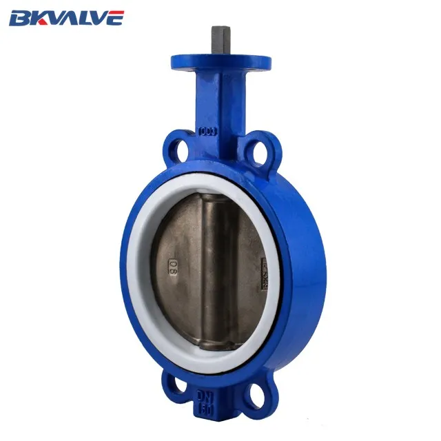 4 inch 6 inch 8 inch 10 inch 300mm ductile iron manual wafer butterfly valve