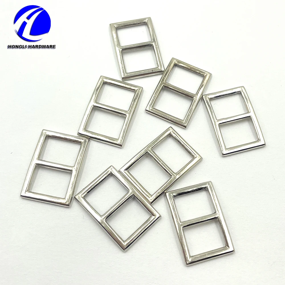 Wholesales Zinc Alloy Metal Handbag Strap Slider Adjustable Buckle For Woman Purse Female Underwear Belt Buckle