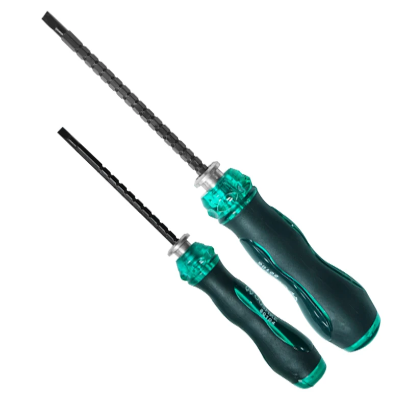 Newly issued high-quality and practical two end screwdriver with long handle and short handle telescopic screwdriver