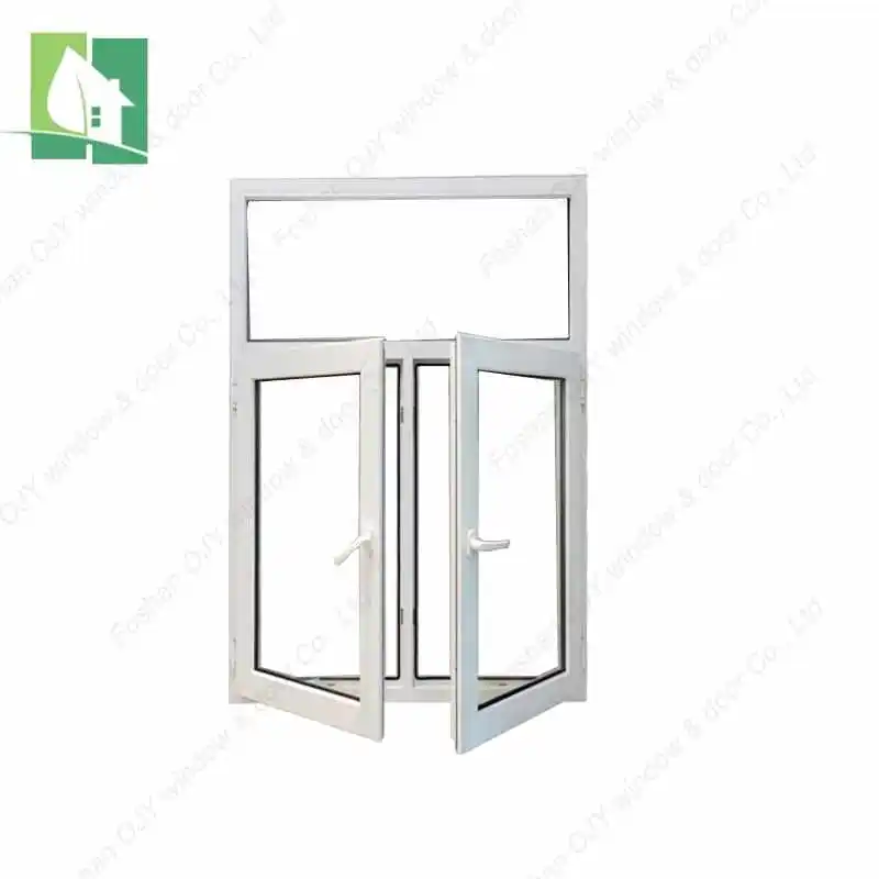 cheap price  pvc plastic steel casement windows