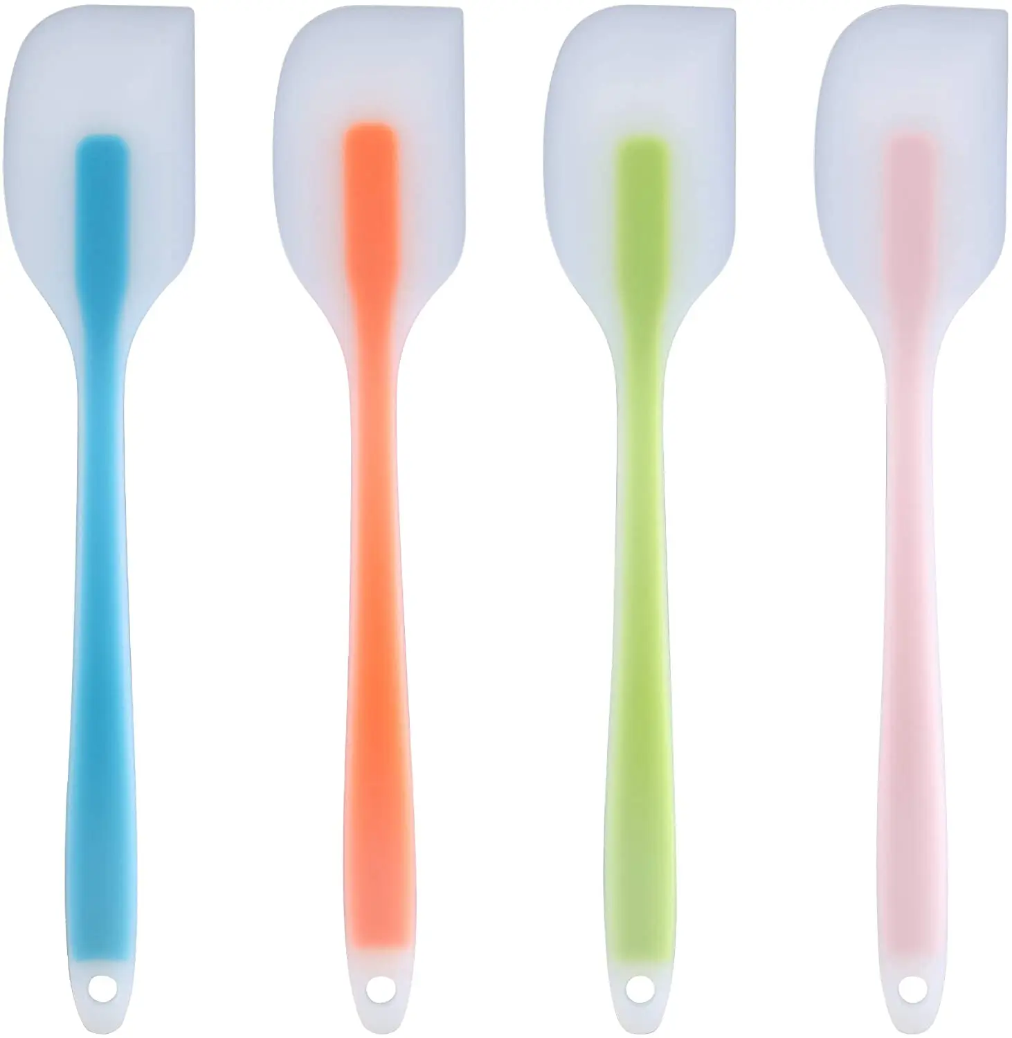 Transparent silicone spatula stirring cream cake spatula soft baking spatula baking tool