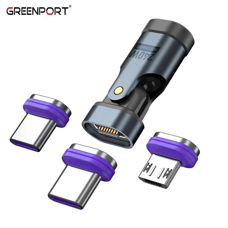 Greenport 48V 5A 240 Вт Быстрая зарядка и синхронизация данных адаптер зарядного устройства для iPhone Macbook Samsung DELL HP ноутбук