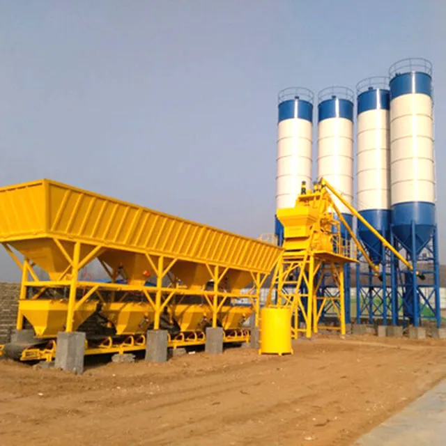 HZS75 Cement and Aggregate Mixing equipment concrete batching plant price