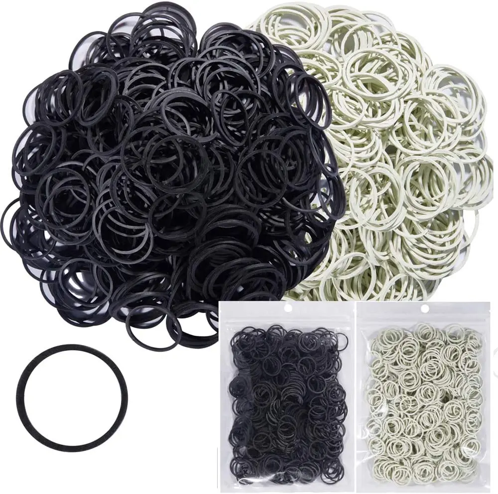 Custom Biodegradable Natural Elastic Bands Small Black Rubber Band for Office Bank Home and Various Purpose