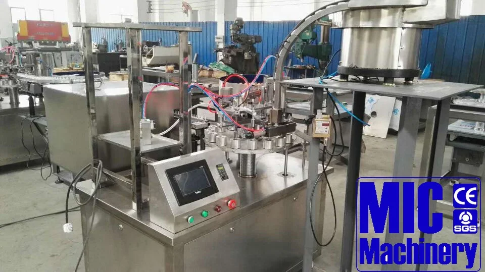 Semi-automatic AB White Cyanoacrylate Capping Liquid small 502 Adhesive Super Glue Filling Machine