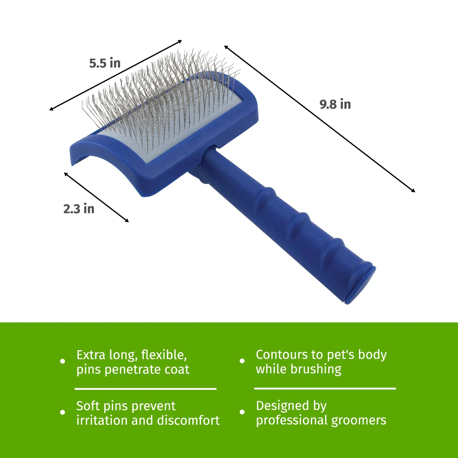 NiBao Wholesale With Comfort Grip Handle  Slicker Brush for Dogs And Cats Grooming
