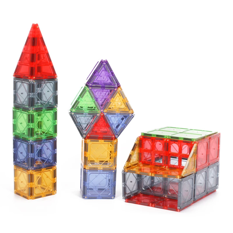 New Design Magnetic Plastic Building Blocks Tile Letters Building Toys for Children